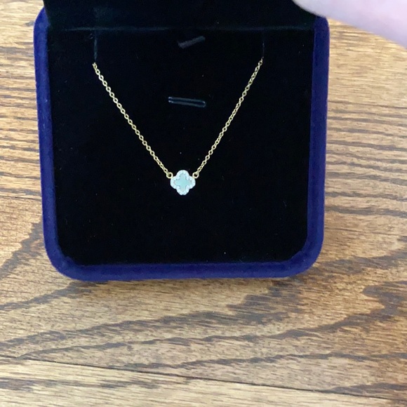 Mother of Pearl & Gold Necklace - Picture 3 of 5